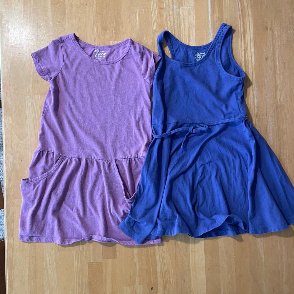 Girls Dresses Bundle of 4 Old Navy Faded Glory Size Small 6/6X GUC - Picture 2 of 13
